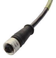 SENSOR CORD, 4P M12 RCPT-FREE END, 10M