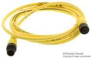 SENSOR CORD, 4P M12 R/A RCPT-PLUG, 5M