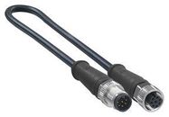 SENSOR CORD, 5P M12 RCPT-PLUG, 2M