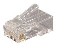 RJ45 CONNECTOR, PLUG, 8P8C, 1PORT, CRIMP