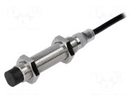 Sensor: inductive; OUT: PNP / NO; 0÷8mm; 10÷30VDC; M12; IP67; 200mA OMRON