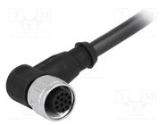 Connector: M12; plug; PIN: 12; female; A code-DeviceNet / CANopen HARTING