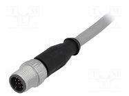 Connector: M12; plug; PIN: 12; male; A code-DeviceNet / CANopen HARTING