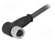 Connector: M8; female; PIN: 3; angled 90°; with lead; plug; 1.5m HARTING