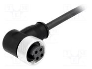 Connector: 7/8"; plug; 1.5m; female; PIN: 4; angled 90°; with lead HARTING