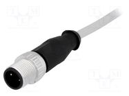 Connector: M12; plug; PIN: 3; male; A code-DeviceNet / CANopen HARTING