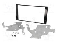 Radio frame; Nissan; 2 DIN; black gloss ACV