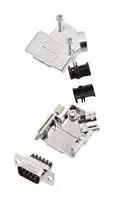 D SUB CONNECTOR, PLUG, 9POS, SCREW