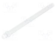 Fiber for LED; round; Ø2.8mm; Front: convex; straight; -20÷50°C MENTOR