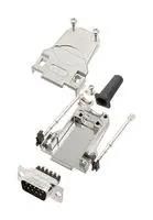 D SUB CONNECTOR, PLUG, 25POS, SCREW