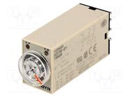 Timer; 0,1min÷10h; DPDT; 250VAC/5A; Usup: 24VAC; socket; -10÷50°C OMRON