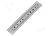 Ruler; figures horizontally arranged,M,self-adhesive; W: 11mm ELESA+GANTER