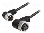 Cable: for sensors/automation; plug; 1m; PIN: 5 HARTING