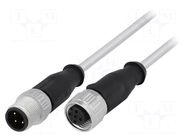 Cable: for sensors/automation; PIN: 3; plug; PVC; 2m HARTING