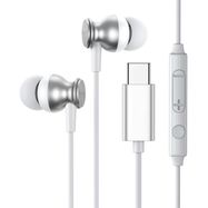 Joyroom JR-EC04 Wired Earphones, USB C (Silver), Joyroom