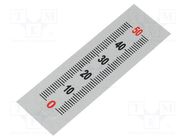 Ruler; figures vertically arranged,self-adhesive; W: 11mm ELESA+GANTER