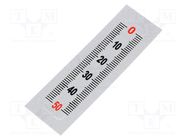 Ruler; figures vertically arranged,self-adhesive; W: 11mm ELESA+GANTER