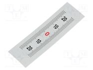 Ruler; figures vertically arranged,self-adhesive; W: 11mm ELESA+GANTER