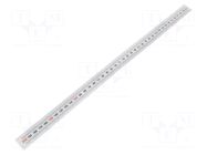 Ruler; M; W: 11mm; silver; plastic; Length: 400mm; self-adhesive ELESA+GANTER
