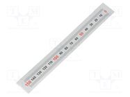 Ruler; figures horizontally arranged,self-adhesive; W: 11mm ELESA+GANTER