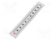 Ruler; figures vertically arranged,self-adhesive; W: 11mm ELESA+GANTER