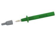 TEST PROBE CONN, BANANA TIP, 36A, GREEN