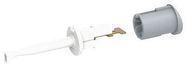 TEST PROBE CONN, HOOK, 6A, 70V, WHITE