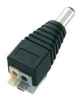 ADAPTER, 2.5MM DC PLUG-2POS TERMINAL