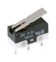 MICROSWITCH, SPDT, LEAF, 3A, 125V, THT