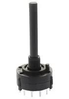 ROTARY SWITCH, 1P, 12POS, 2.5A, 125VAC