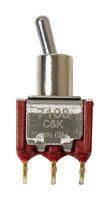 TOGGLE SWITCH, SPDT, 0.4VA, 20V, THT