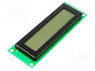 Display: LCD; alphanumeric; FSTN Positive; 20x2; 116x37x12mm; LED DISPLAY ELEKTRONIK