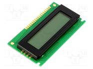 Display: LCD; alphanumeric; FSTN Positive; 16x2; 84x44x10.5mm; LED DISPLAY ELEKTRONIK