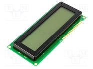 Display: LCD; alphanumeric; FSTN Positive; 16x2; 100x42x12.6mm DISPLAY ELEKTRONIK