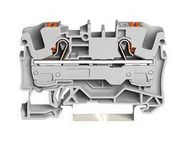 TERMINAL BLOCK, DINRAIL, 2WAYS, 8AWG