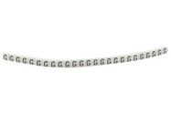 CABLE MARKER, PRE PRINTED, PVC, WHITE