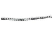 CABLE MARKER, PRE PRINTED, PVC, WHITE