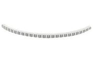 CABLE MARKER, PRE PRINTED, PVC, WHITE