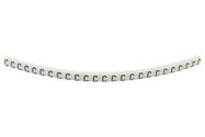 CABLE MARKER, PRE PRINTED, PVC, WHITE