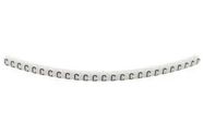CABLE MARKER, PRE PRINTED, PVC, WHITE