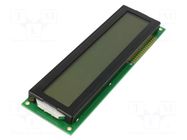 Display: LCD; alphanumeric; STN Negative; 20x2; 146x43x14mm; LED DISPLAY ELEKTRONIK