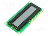 Display: LCD; alphanumeric; STN Positive; 16x1; 80x36x9mm; PIN: 16 DISPLAY ELEKTRONIK