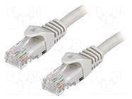 Patch cord; RJ45 plug,both sides; U/UTP; 6; stranded; CCA; PVC LOGILINK