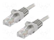 Patch cord; RJ45 plug,both sides; U/UTP; 6; stranded; CCA; PVC LOGILINK