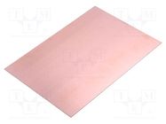 Laminate; FR4,epoxy resin; 1.5mm; L: 233mm; W: 160mm; double sided 