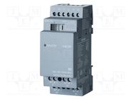 Module: extension; IN: 4; OUT: 4; OUT 1: relay; 5A; 24VDC; 24VAC SIEMENS