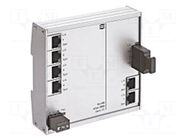 Switch Ethernet; unmanaged; Number of ports: 6; 9÷60VDC; IP30 HARTING