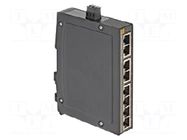 Switch Ethernet; unmanaged; Number of ports: 8; 9÷60VDC; RJ45 HARTING