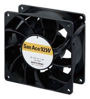 AXIAL FAN, 92MM, 24VDC, 130.6CFM, 61DBA