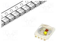 Power LED; quadcolour; RGBW; 140°; 350mA; Pmax: 5W; 9.1x7x3.1mm ProLight Opto